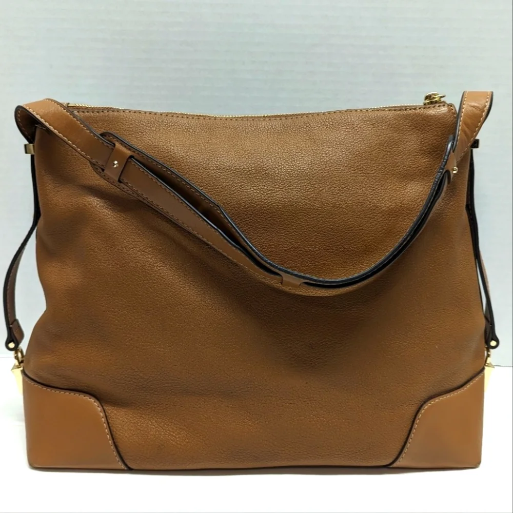 Michael Kors Crosby Pebbled Leather Bag - Every Day Purse - Picture 8 of 15